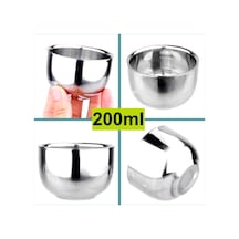 Omeniv 200ml Çift Duvarlı (Double Wall) 304 Çelik Kahve Fincanı Çok Renkli