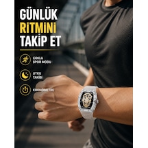 Uzun Pil Ömürlü Akıllı Saat Spor Ve Günlük Kullanım Yeni Nesil - Lisinya