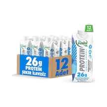 Vanilya Aromalı Proteinli Süt 500 Ml X 12 Adet
