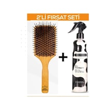 Fontenay Profesyonel Saç Açma Fırçası 118 Paddle Brush + Milk Therapy Fön Sütü 400 Ml 2'li Set