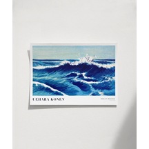 Çerçevesiz Poster Uehara Konen Okyanus Dalgaları