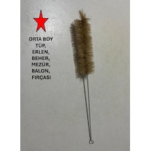 Tüp Fırçası, Beher, Fırçası, Erlen Fırçası - Orta Boy Fırça