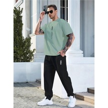 Altamira Erkek Dikey Baskılı Oversize Eşofman Takımı 001