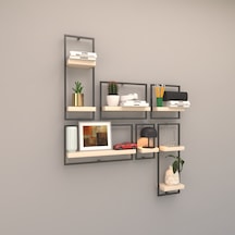 Rafkestir Milano Raf Seti - Model 6 Krem ( Mat )