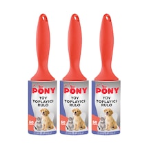 Pony Tüy Toplayıcı Rulo 50 Yaprak 3'lü