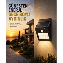 144 Led'li Geniş Aydınlatma Alanına Sahip Güneş Enerjili Güvenlik Lambası 27902181