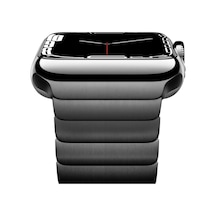 Apple İle Uyumlu Watch 42mm 44mm 45mm 49mm 1/2/3/4/5/6/se/se2/7/8/9/ultra 1/2 Baklalı Metal Kordon Çok Renkli