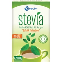Stevit Stevia Hindiba Kökü Ekstrakt Karışım Tatlandırıcı Toz 3 x 100 G