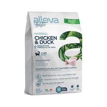 Alleva Holistik Hairball Tahılsız Aloe Vera Tavuk ve Ördek Etli Yetişkin Kedi Maması 1500 G