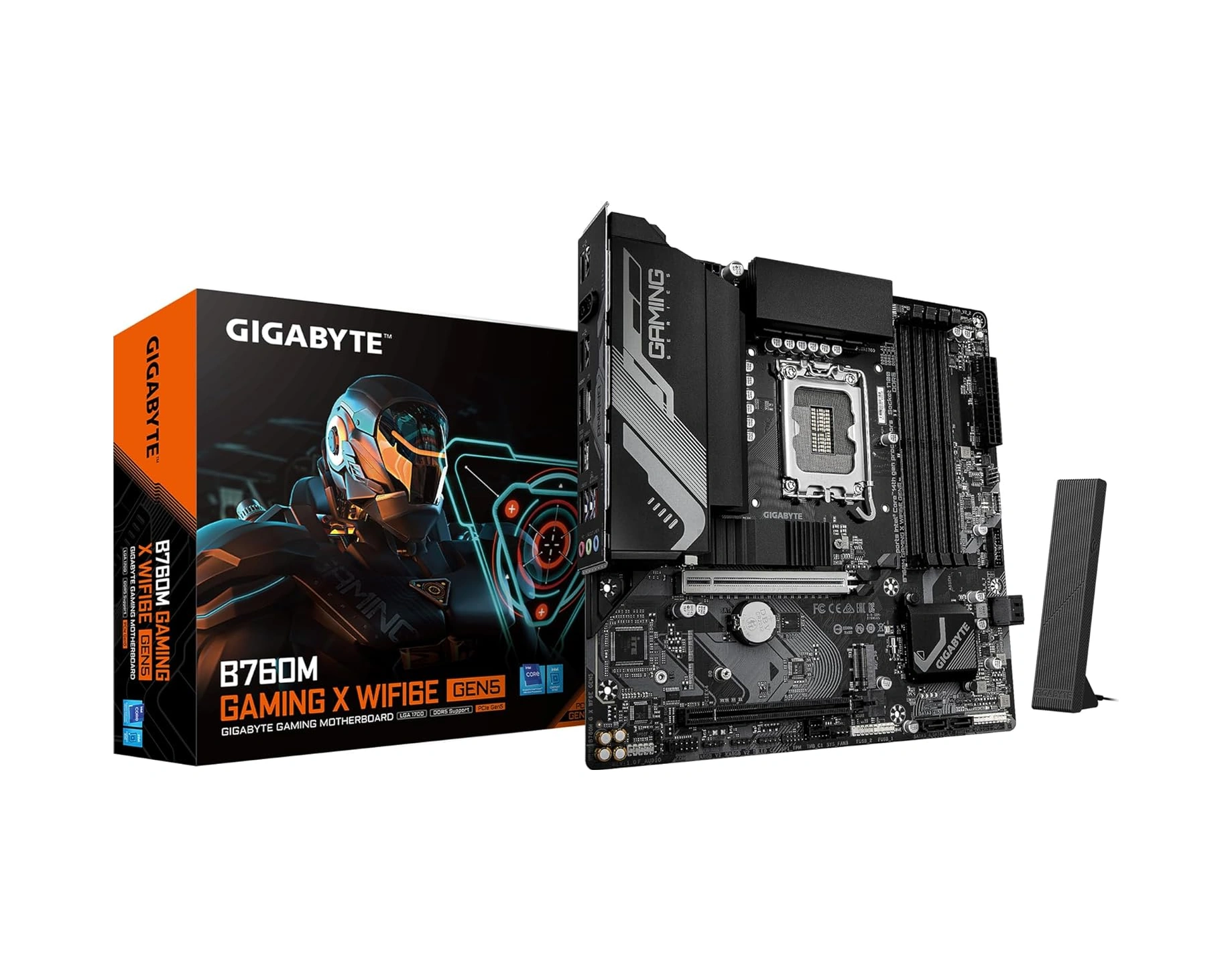 Gıgabyte B760m Gamıng X Wıfı Lga1700 Ddr5 7600mhz Oc Pcıe 5.0 Çift M.2 Nvme Wifi 6e 2.5gbe Lan Matx Gaming Anakart