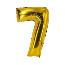 34 İnç 7 Gold Renk Rakam Folyo Balon