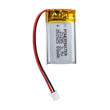 Powermaster 3.7 Volt 80 Mah Lityum Polimer Şarjlı Pil 2.5x15x25 Mm Akıllı Saat Kulaklık Pili