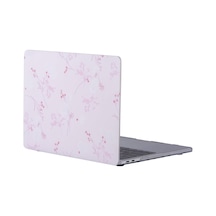 Macbook Air Kılıf 13 İnç Flower05nl Eski Usb Girişli Model 2010-2017 A1369 A1466 İle Uyumlu Açık Pembe Belirtilmemiş