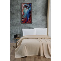 Mulberry Klimalı Pike %100 Pamuk Petekli Pike  Dörtmevsim Pike Tek Kişilik 170 x 240 Krem