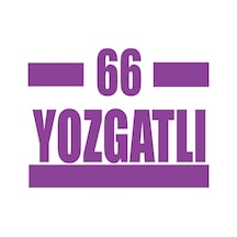 66 Yozgatlı Araba Sticker 17x17 Cm Mor
