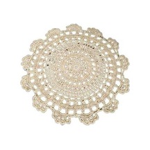 Fastbuy Bej Yastık Bardak, El Yapımı, Ev Pamuk, 25cm, Ziyafet İçin, Yıkanabilir Bej