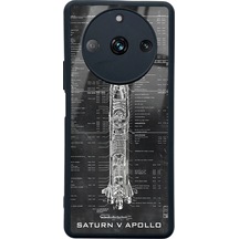 Oppo Realme 11 Pro Apollo Plan Tasarımlı Glossy Telefon Kılıfı Çok Renkli