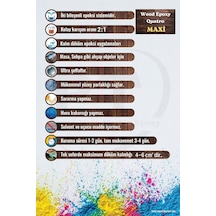 15 Kg Wood Epoxy Quatro Maxi/kalın Döküm Şeffaf Epoksi Reçine Sehpa, Masa Için Yeni