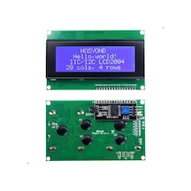 4x20 Mavi Lcd Ekran I2c Bağlantılı 20x4 Display Blue