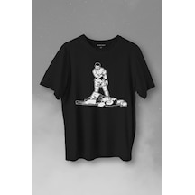 Muhammed Ali Sonny Liston Ağır Siklet Boks Nakavt Boxing Baskılı Tişört Unisex T-shirt 001