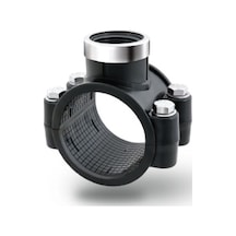 Poelsan Priz Kolye Galvaniz Cıvatalı Metal Yüzüklü 32 X ¾'' 25 Adet Siyah