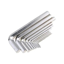 Vıvaluxe 9 Parça Çelik Alyan Anahtar Seti,1,5 Mm Ve 10 Mm Arası Kısa Düz Köşe Allen Anahtar Takımı, Isı İşlem Görmüş Dayanıklı Çelik, Ergonomik Taşıma Aparatlı, Mobilya, Bisiklet Ve Tamir İşleri İçin
