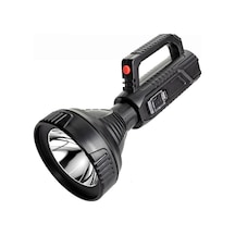 Powermaster Hy-788 Usb Şarjlı 3 Modlu El Feneri Siyah
