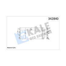 Kale 342840 Klima Radyatörü Kondanser - Dacia Duster 2010- 1.5 Dci Dizel 8200880551 - 921008028r