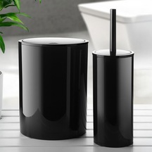 Primanova Flores 2'li Banyo Seti Siyah