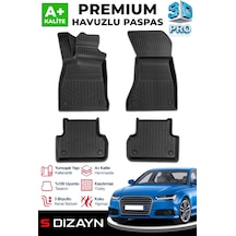 S-dizayn Audi A4 3d Pro Havuzlu Paspas 2016 Üzeri A+ Kalite