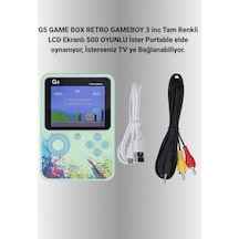 500 - 603 - Oyun Hafızalı G5 Game Box Renkli - Nazblsmm - Lcd Ekranlı