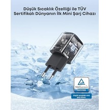 Zolo 30w Kompakt, Usb-c Gan Şarj Cihazı, Siyah A2698
