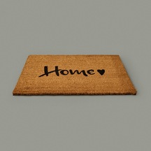 Gizz Home Kalpli Home Kapı Önü Paspası - Bej - 35x60 Cm Çok Renkli