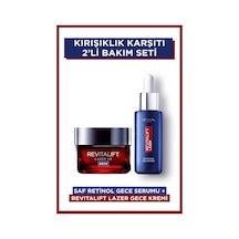 L'Oréal Paris Revitalift Lazer Saf Retinol Gece Serumu + Yoğun Gece Bakım Kremi