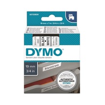 Dymo D1 Beyaz/siyah Yedek Şerit 19mm X 7mt 45803