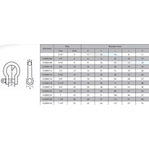 Mey İthalat M20 Omega Zincir Kilidi 3/4 2 Adet -