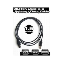 Hp Smart Tank 585 1.5 Metre Yazıcı Kablosu - Usb A To B Printer Cable Tüm Markalara Uyumludur. 1.5mt