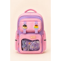 Ccs Kids Kız Çocuk İlkokul Ortaokul Okul Çantası Ortopedik Çok Gözlü Geniş Hacimli Pembe 51976