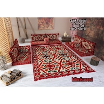 Kilimkosesi Şark Köşesi Takımı 6 M2 Kilimli Yörük Modeli Üçlü Konsept