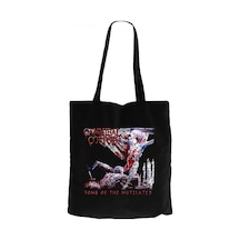 Cannibal Corpse Tomb Of The Mutilated Siyah Kanvas Bez Çanta Siyah