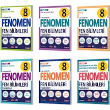 Fenomen 8.sınıf Fen Bilimleri Fasikülleri 6 Fasikül Soru Bankası Full Yeni Kapak