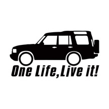 One Life Live It Jeep 4x4 Stickeri 2 Adet Siyah