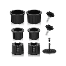 8 Adet Şemsiye Tabanı Standı Delik Halkası Fiş Kapağı Ve Kapağı Veranda Şemsiyesi Standı Yedek Parçaları Stand Tabanı Sabitleyici Jp D Diğer