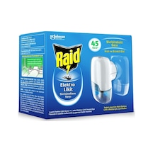 Raid Elekro Likit Cihaz Ve 1 Yedek, 45 Gece (Sivrisineklere Karşı)