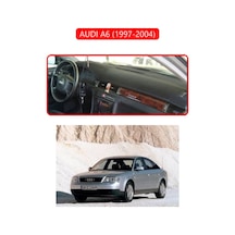 Audı A6 1997-2004 Torpido Koruma Halısı Kırmızı Kenar