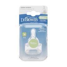 Dr. Brown's Dar Ağız Y  Kesim 2'li Silikon Biberon Emziği