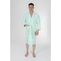 Varol Biyeli Şal Yaka Bambu Bornoz Mint-s/m Mint