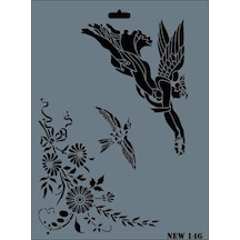 Mey İthalat Rich New Seri N-146 Stencil 35x25 Cm