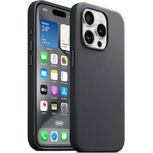 Apple Uyumlu iPhone 15 Pro Max Kılıf Zore Magsafe Şarj Özellikli Mikro Fiber Optimal Kapak