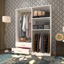 Kenzlife Giysi Dolabı Şemsettin 175 120 40 Byz Gardırop 2 Çekmeceli